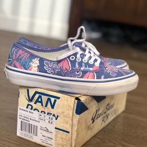 Vans (Van Doren) Blue/Parrot Size